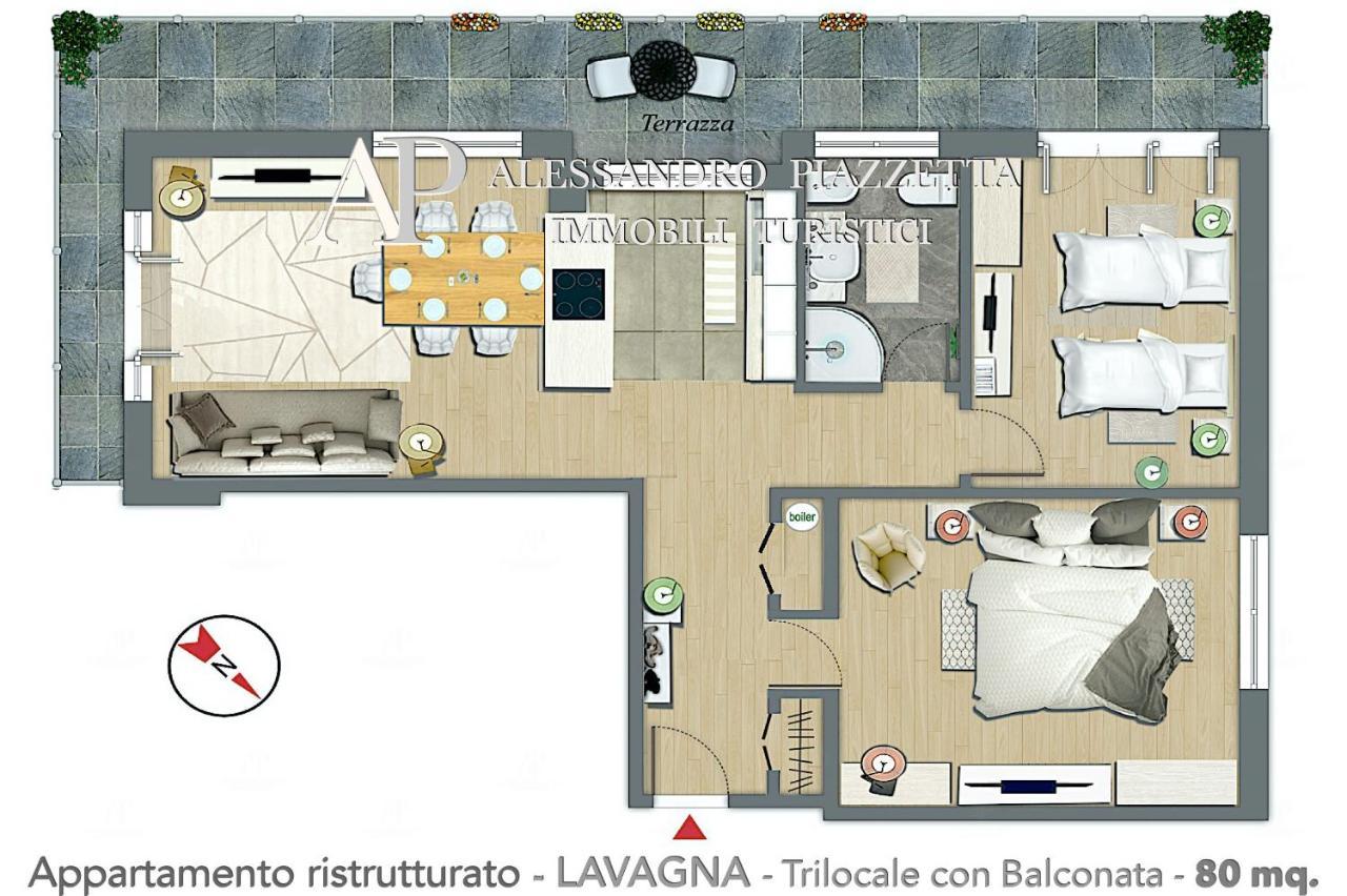Ale Charme Il Comfort Al Mare Lavagna Luaran gambar